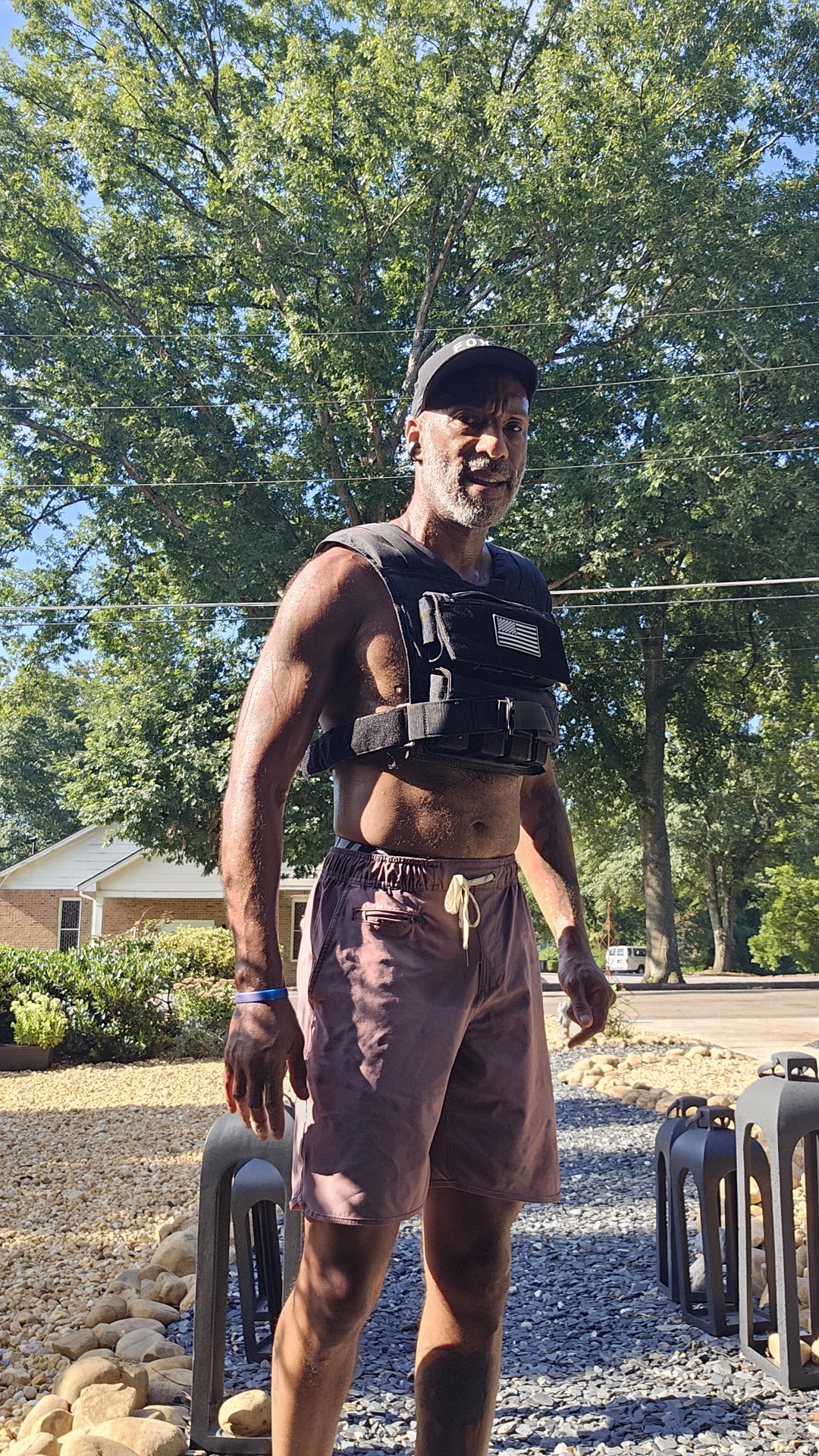 MJ with GRAVGEAR weighted vest