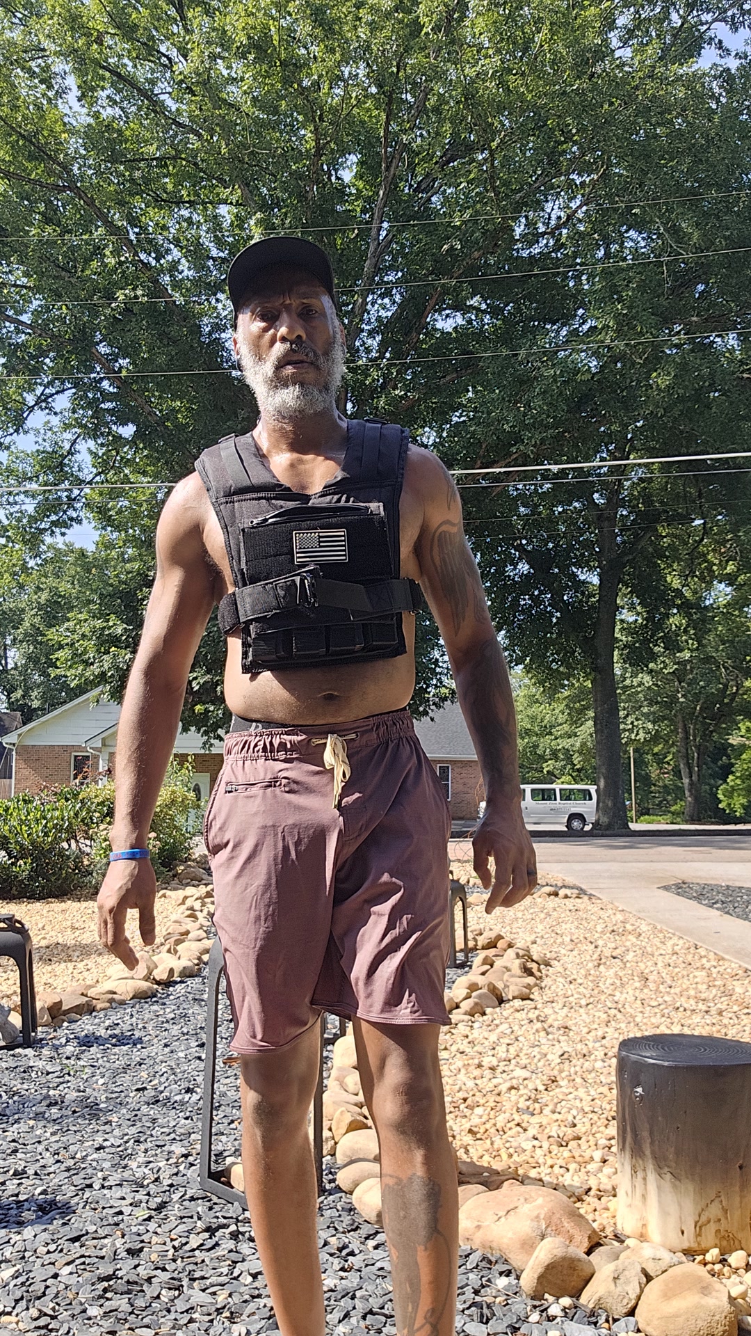 Mike Johnson — 51, ruck training