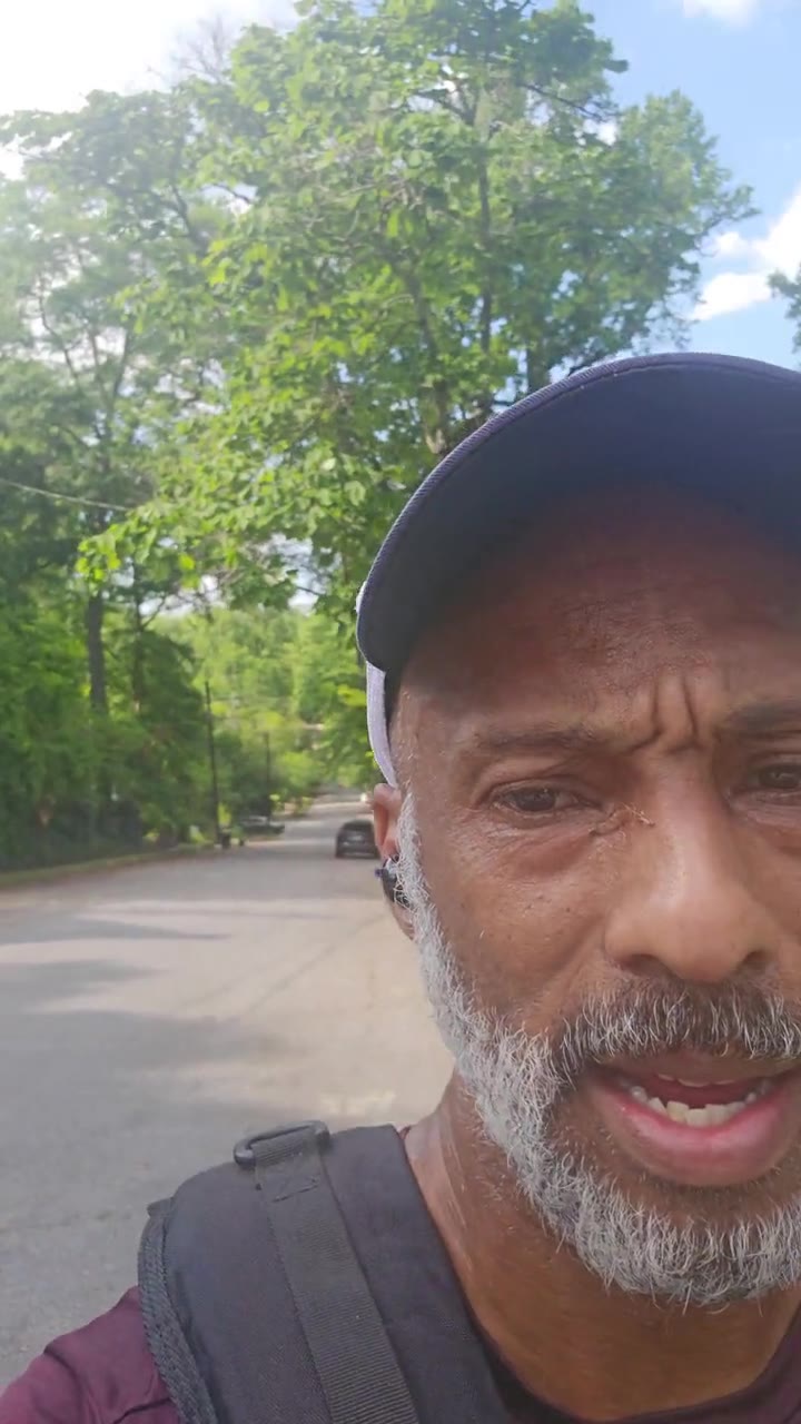 MJ on a hill, Thursday morning ruck